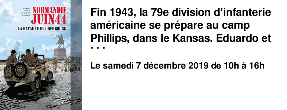 Fin 1943, la 79e division d'infanterie am�ricaine se pr�pare au camp Phillips, dans le Kansas. Eduardo et Frank ne sont gu�re rassur�s car on s'entra�ne � balles r�elles... Six mois plus tard, � Plymouth, ils embarquent pour rejoindre la France, Eduardo. Apr�s avoir d�barqu� � Utah Beach, les deux amis s'appr�tent � remonter vers le Nord-Cotentin pour prendre la � forteresse � de Cherbourg...