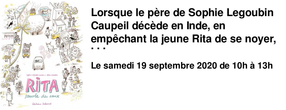 Lorsque le p�re de Sophie Legoubin Caupeil d�c�de en Inde, en emp�chant la jeune Rita de se noyer, il sauve une vie et en bouleverse une autre. Trente ans plus tard, l'autrice enqu�te pour redonner tout son sens au geste de son p�re. 