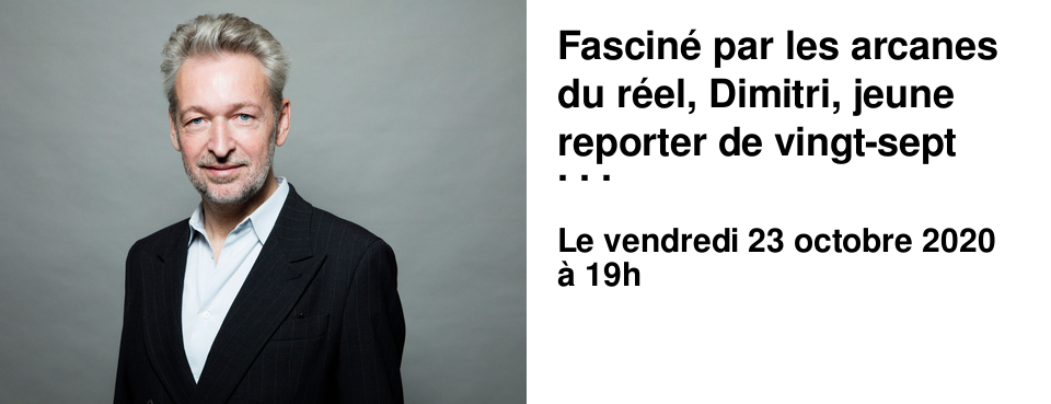 Fascin� par les arcanes du r�el, Dimitri, jeune reporter de vingt-sept ans, m�ne sa vie comme ses missions : en permanence � la recherche de rencontres et d'instants qu'il voudrait d�cisifs. Un jour, il se lance dans une enqu�te sur la naissance d'Internet... Eric Reinhardt est l'auteur de huit romans, parmi lesquels Cendrillon, Le Syst�me Victoria et L'amour et les for�ts qui lui a valu le prix Renaudot des lyc�ens. 