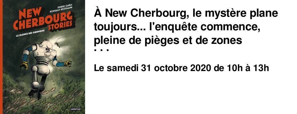 � New Cherbourg, le myst�re plane toujours... l'enqu�te commence, pleine de pi�ges et de zones d'ombre... Romuald Reutimann et Pierre Gabus plongent le lecteur dans un Cherbourg Belle �poque r�invent�. On retrouve dans New Cherbourg Stories un univers familier et r�jouissant, o� s'entrem�lent uchronie et aventure, humour, douceur et myst�res... 